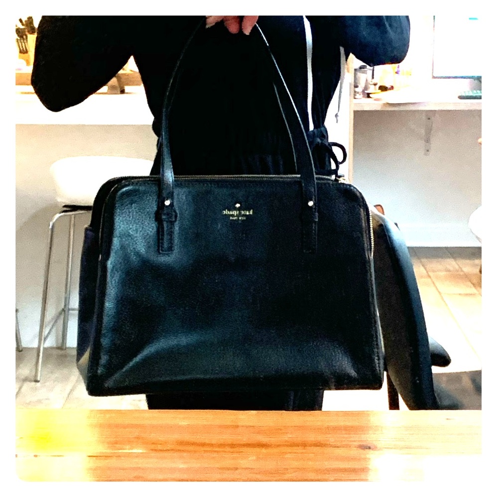 Kate Spade Black Pebbled Leather Handbag